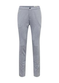 Tom Tailor Denim, Herren Chinohose 'cropped chinojogger yarn dye', Rauchblau