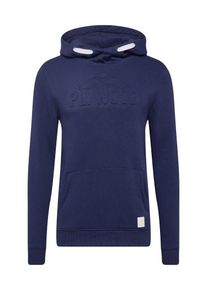 Tom Tailor, Herren Sweatshirt 'hoodie with embossed print', Marine