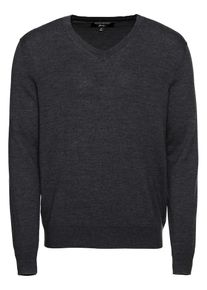Banana Republic, Herren Pullover 'MERINO V-NECK', Dunkelgrau