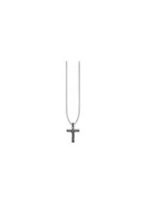 CAI Caï, Herren Kette, Schwarz / Silber