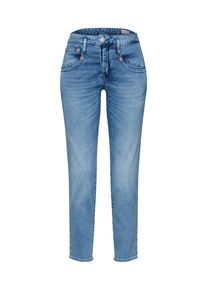 Herrlicher, Damen Jeans 'Shyra Cropped Denim Stretch', Blue Denim
