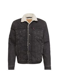 Levi's LEVI'S, Herren Jeansjacke 'TYPE 3 SHERPA TRUCKER', Black Denim