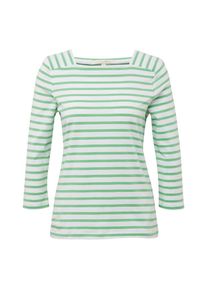Tom Tailor Denim, Damen T-Shirt, Grün / Weiß