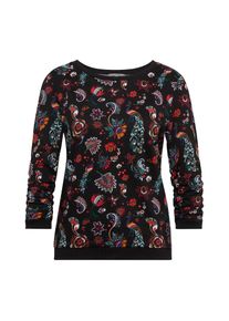 Tom Tailor Denim, Damen Sweatshirt, Mischfarben / Schwarz