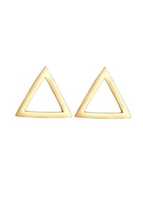 Elli, Damen Ohrringe 'Dreieck, Geo', Gold