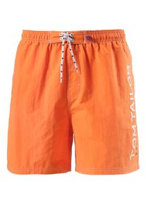 Tom Tailor, Herren Badeshorts, Orange