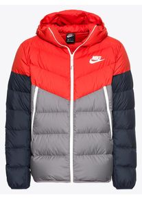 Nike Sportswear, Herren Jacke 'M NSW DWN FILL WR JKT HD', Grau / Rot