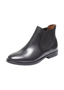 Selected Femme, Damen Chelsea-Lederstiefel, Schwarz