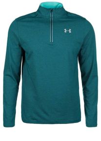Under Armour, Herren Laufshirt 'HeatGear Streaker 1/4 Zip', Petrol