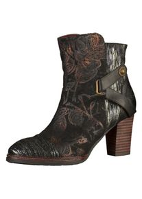 Laura Vita, Damen Stiefelette, Rostbraun / Schwarz