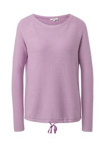 Tom Tailor, Damen Pullover, Helllila / Weiß