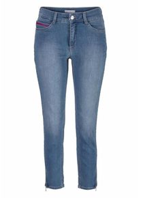 MAC, Damen 7/8-Jeans 'Angela Zip', Blau