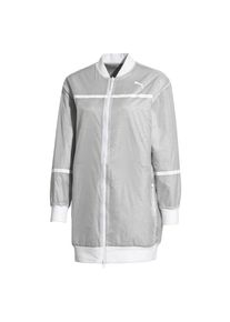 Puma, Damen Trainingsjacke, Grau / Wei&szlig;