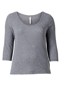 sheego Casual, Damen Shirt, Grau