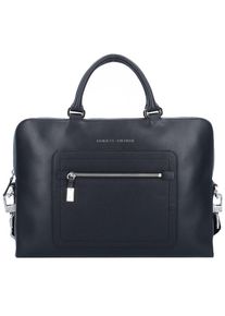 Tommy Hilfiger, Herren Aktentasche 'Cororate' 38 cm, Navy / Rot / Schwarz / Weiß