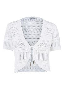 Boysen's BOYSEN'S, Damen Bolero, Weiß