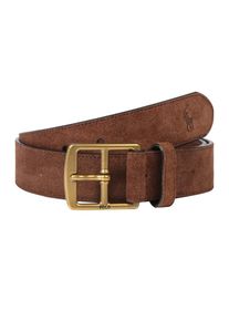 Polo Ralph Lauren, Herren Ledergürtel 'EQUESTRIAN', Braun