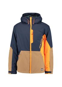 O`Neill O'NEILL, Herren Jacke 'PM SUBURBS', Beige / Dunkelblau / Orangerot