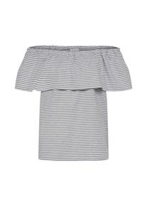 Vila, Damen Shirt 'VIDELINA', Blau / Weiß