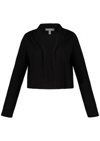 Ulla Popken, Damen Strickjacke, Schwarz