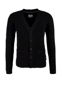 Q/S Designed By, Herren Cardigan, Schwarz