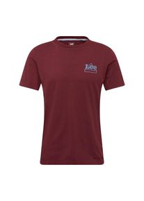 Lee, Herren Shirt 'MINI LOGO T', Blau / Merlot