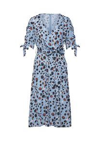 Lost Ink, Damen Kleid, Hellblau / Mischfarben
