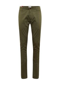 Tommy Jeans, Herren Hose 'ESSENTIAL SLIM CHINO', Dunkelgrün