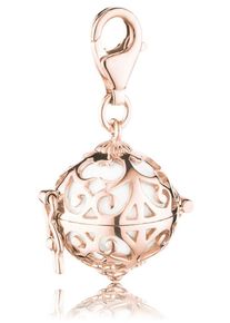Engelsrufer, Damen Charms-Anhänger, 'ERC-01-R', Rosegold / Weiß