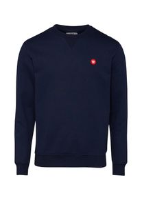 Wood Wood, Herren Sweatshirt, Navy / Feuerrot