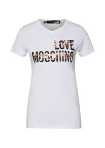 Love Moschino, Damen Shirt, Mischfarben / Wei&szlig;