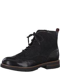 Tamaris, Damen Schnürstiefelette, Schwarz