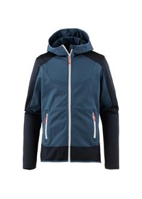 Icepeak, Herren Fleecehoodie 'Leif', Nachtblau / Himmelblau