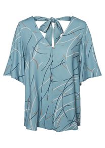 MAMALICIOUS, Damen Gemusterte Still-Bluse, Hellblau