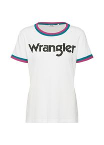 Wrangler, Damen T-shirt 'RINGER', Mischfarben / Schwarz / Wei&szlig;