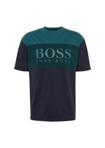 BOSS, Herren T-Shirt 'T-Bold', Nachtblau / Petrol