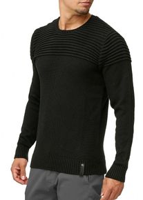 INDICODE JEANS, Herren Pullover 'Thibault', Schwarz