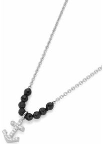 Firetti, Damen Kette mit Anhänger »Anker«, Silber