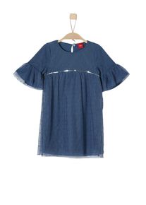 s.Oliver Junior, Mädchen Tüllkleid, Blue Denim