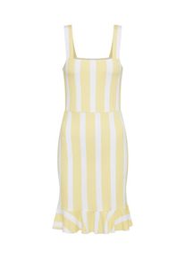 IVYREVEL, Damen Kleid 'PANAM', Gelb / Weiß