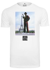 Mister Tee, Herren T-Shirt 'Run DMC Paris', Mischfarben / Weiß