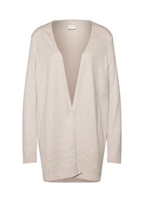 Vila, Damen Cardigan 'FLARY KNIT POINTELLE L/S CARDIGAN', Creme