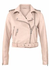 AJC, Damen Bikerjacke, Rosa