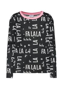 Noisy may, Damen Shirt 'ALPINE', Rosa / Schwarz / Wei&szlig;