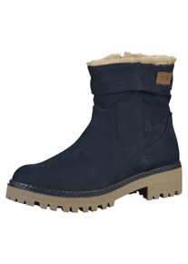 s.Oliver RED LABEL, Damen Stiefelette, Camel / Marine