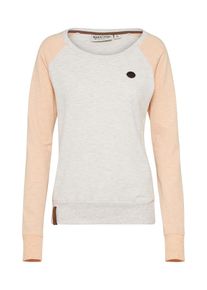 Naketano, Damen Sportliches Sweatshirt, Beige / Pastellorange