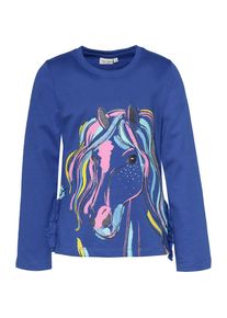 MyToys-COLLECTION, Mädchen Sweatshirt, Blau / Hellblau / Gelb / Rosa