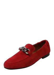 ABOUT YOU, Damen Slipper 'Zeynep', Kirschrot