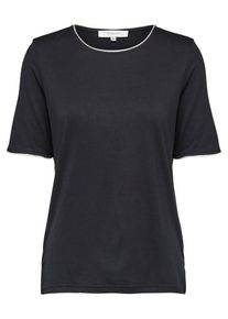 Selected Femme, Damen Shirt, Schwarz / Weiß