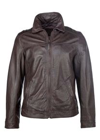 Mustang, Herren Lederjacke 'Ward', Dunkelbraun